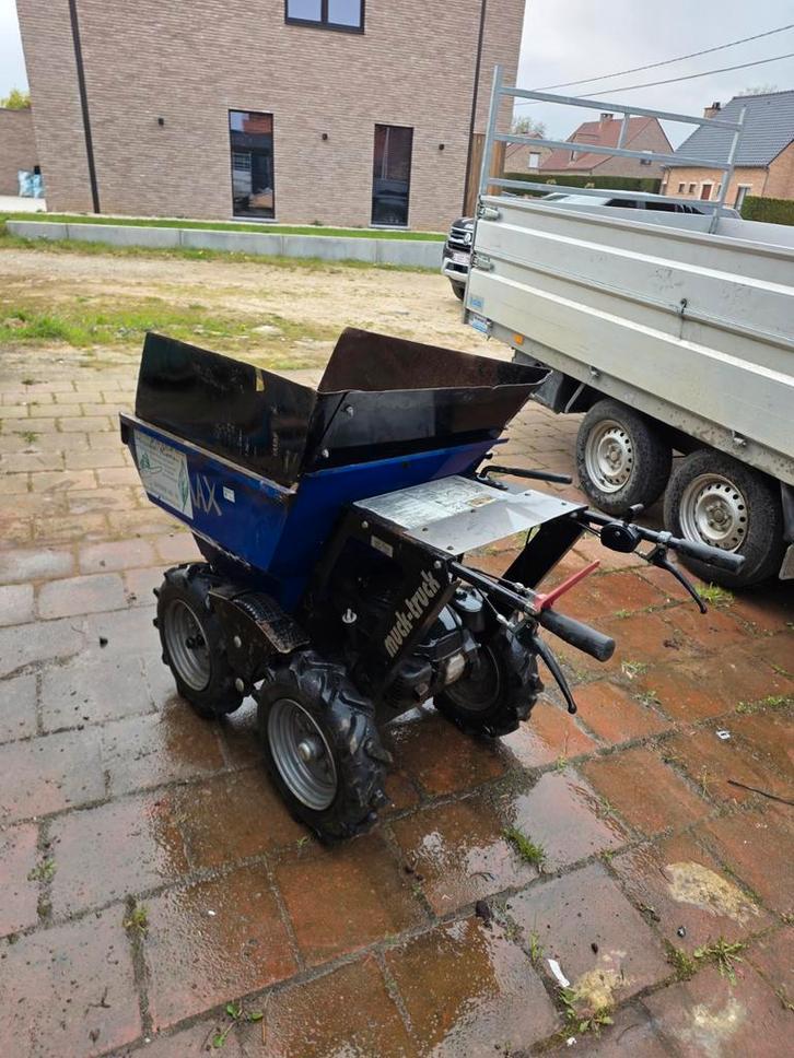 Muck-Truck mini dumper – 4x4 – 365 kg – perfecte staat, Tuin en Terras, Kruiwagens, Ophalen