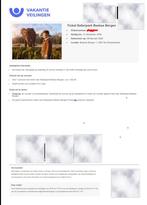 Tickets Safaripark Beekse Bergen (2p.), Twee personen, Ticket of Toegangskaart