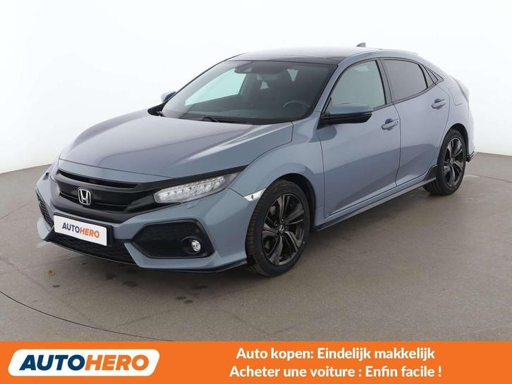 Honda Civic 1.5 VTEC Sport Plus (bj 2019), Auto's, Honda, Te koop, Civic, ABS, Adaptive Cruise Control, Airbags, Airconditioning