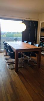 6 chaises de table à manger en cuir, Maison & Meubles, Comme neuf, Enlèvement, Cinq, Six Chaises ou plus, Cuir