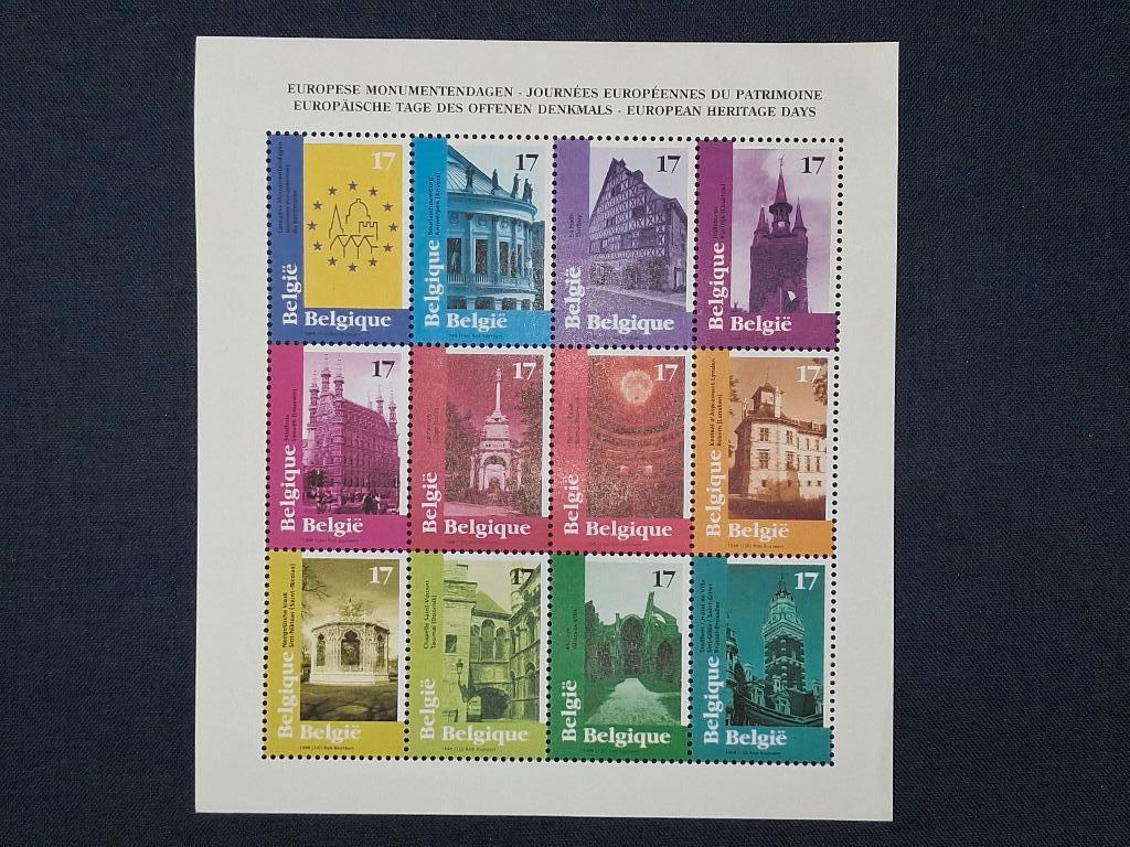 Feuillet Belgique 1994 - Journées du Patrimoine - Neuf, Timbres & Monnaies, Timbres | Europe | Belgique, Non oblitéré, Timbre-poste