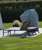 2 ligbedden - Aluminium (grijs) - nieuwstaat, Tuin en Terras, Ophalen, Zo goed als nieuw, Aluminium