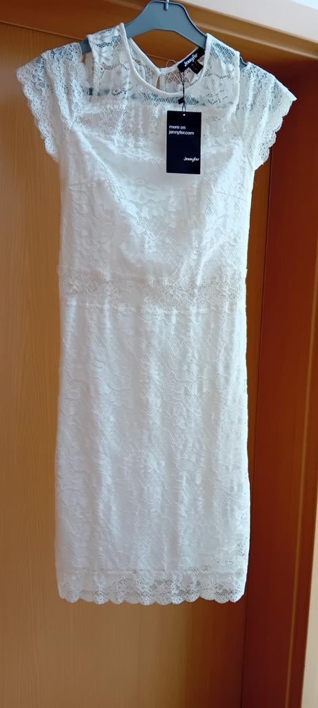 Robe blanche Jennyfer taille 36. Neuve, Neuf, Enlèvement ou Envoi, Jennyfer, Blanc
