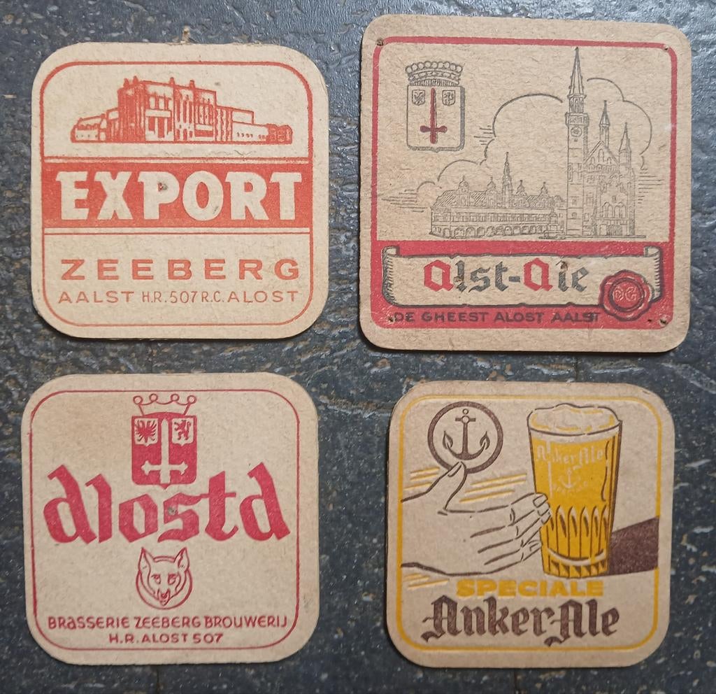 Lot bierviltjes .. aalst, Verzamelen, Ophalen of Verzenden