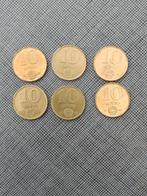 Hongarije. 10 Forint van 1985 ( 2x) + 1986 (2x)+1989 (2x)., Enlèvement ou Envoi, Hongrie, Monnaie en vrac