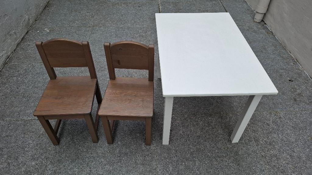 Tafeltje en stoelen SUNDVIK Ikea, Ophalen, Gebruikt, Tafel(s) en Stoel(en)