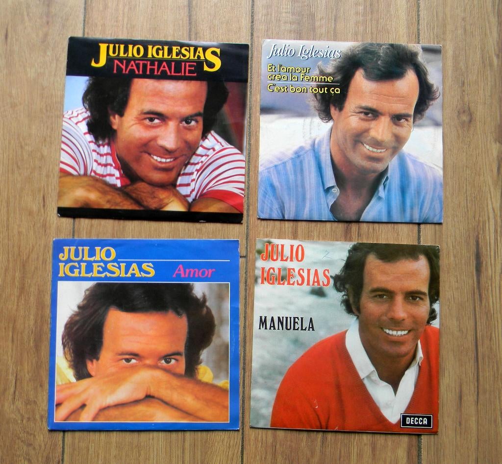 45 Tours - Julio Iglesias, CD & DVD, Vinyles | Autres Vinyles, Enlèvement ou Envoi, Comme neuf