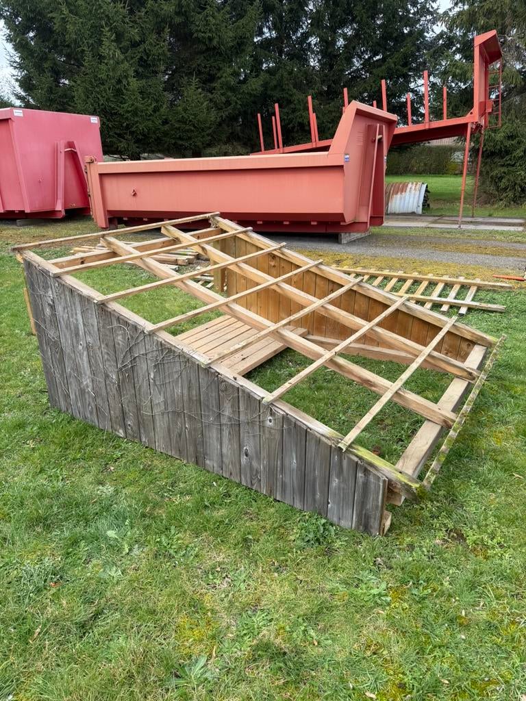 Afdakje voor stockage, Ophalen, Zo goed als nieuw, Hout