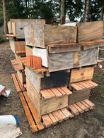 Bakken voor stenen op stelling te zetten met kraan, Ophalen, Gebruikt, Bakstenen