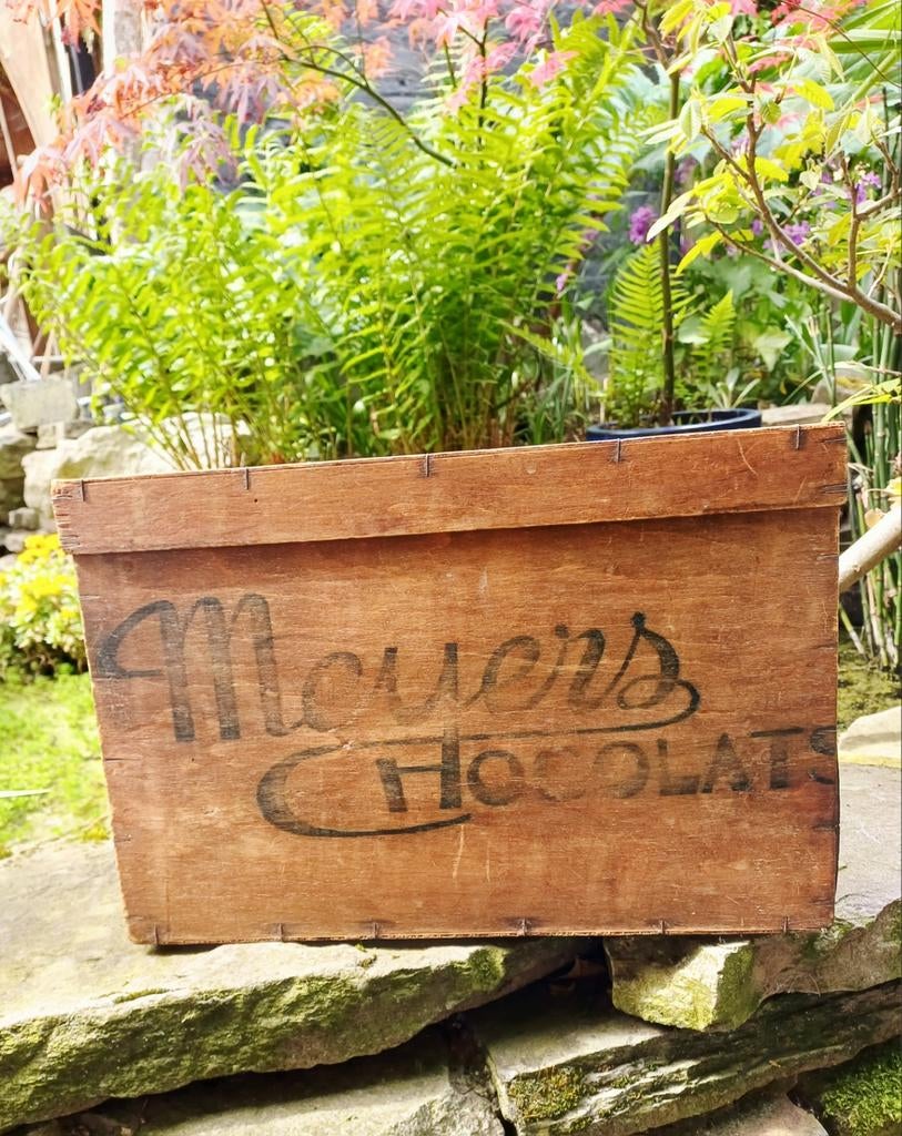 Grande boîte/boîte ancienne de chocolats Meyers, Enlèvement ou Envoi