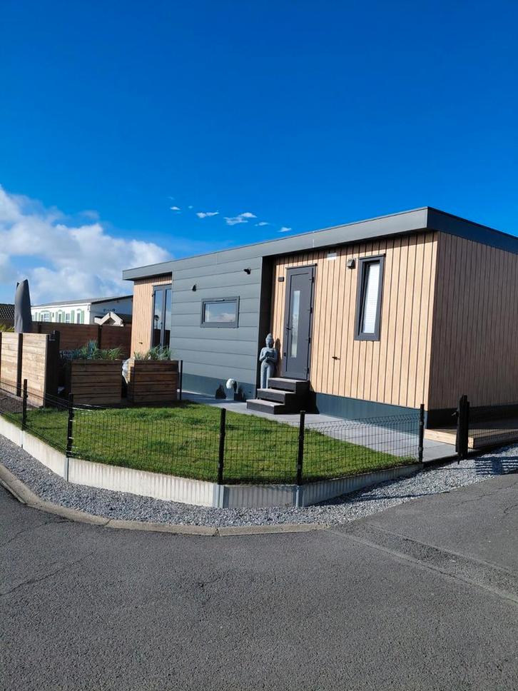 CHALET DE LUXE À VENDRE À WENDUINE, Caravanes & Camping, Caravanes résidentielles, Enlèvement