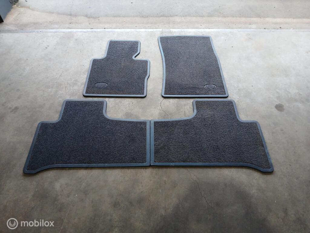 Matten set Range Rover Vloermatten Vogue Blauw Stof Vloer, Auto-onderdelen, Interieur en Bekleding, Land Rover, Ophalen of Verzenden