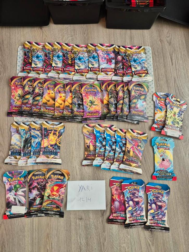 Lot sleeved boosters, Hobby & Loisirs créatifs, Jeux de cartes à collectionner | Pokémon, Neuf, Enlèvement ou Envoi