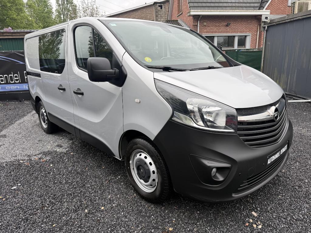Opel Vivaro 1.6CDTi, 2015, 136.000km, Airco, Dubbel Cabine,, Auto's, Bedrijf, Onderhoudsboekje, Te koop, ABS
