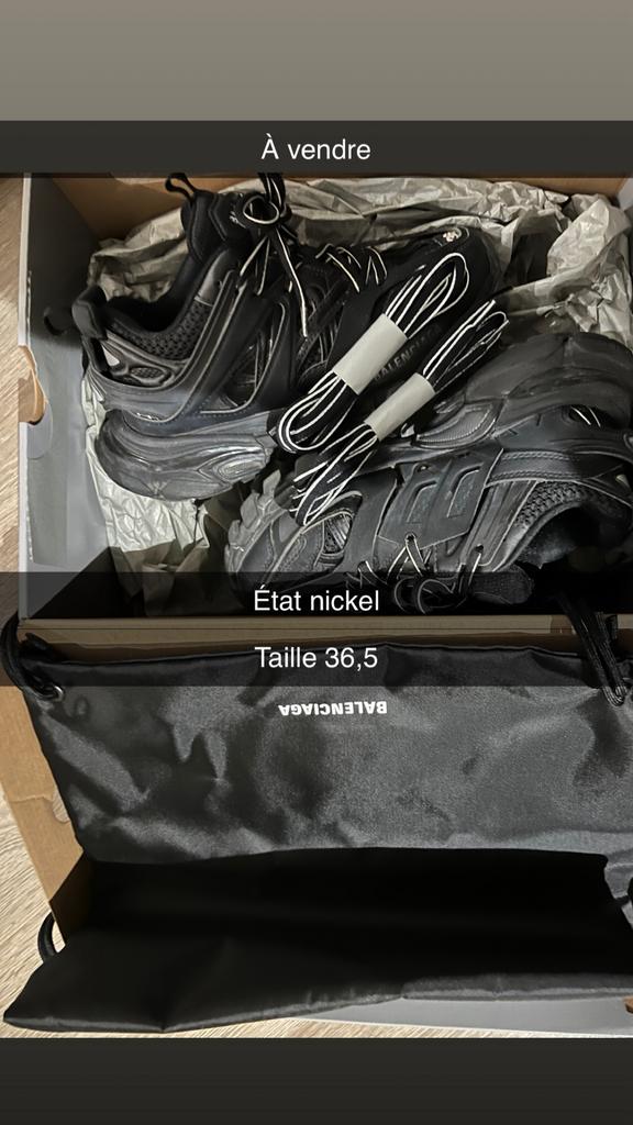 Balenciaga track noir comme neuve taille 36, Enlèvement ou Envoi, Noir