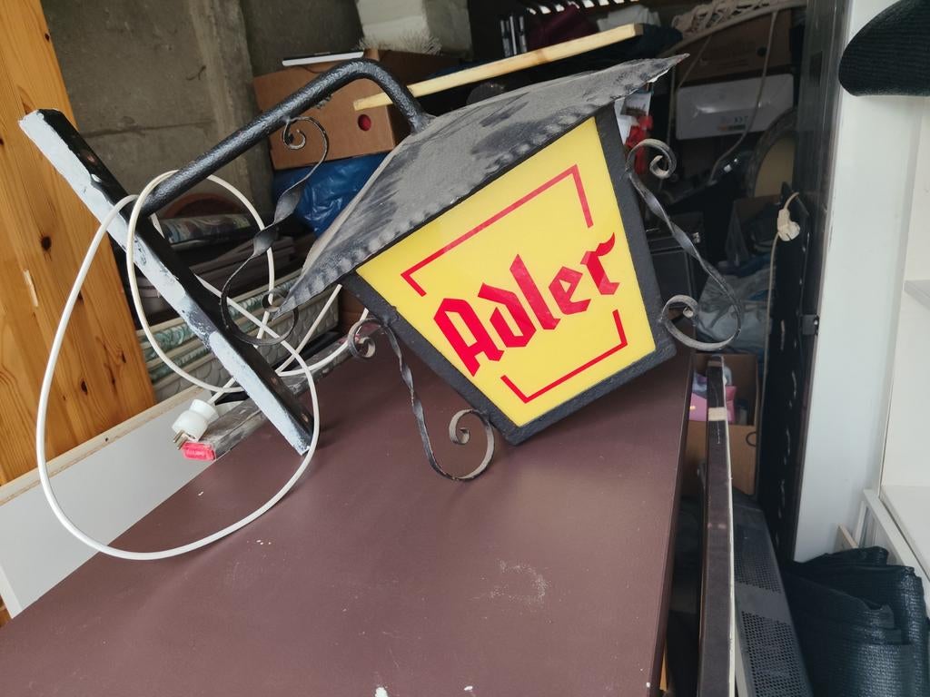 Adler retro lamp, Ophalen