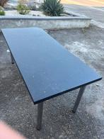 Table mouchetée + 4 chaises modernes noire., Maison & Meubles, Tables | Tables à manger, 150 à 200 cm, Cinq personnes ou plus