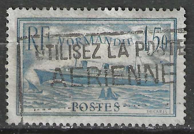 France - Yvert 299 - Bateau à forfait « Normandie » (ST), Envoi, Affranchi