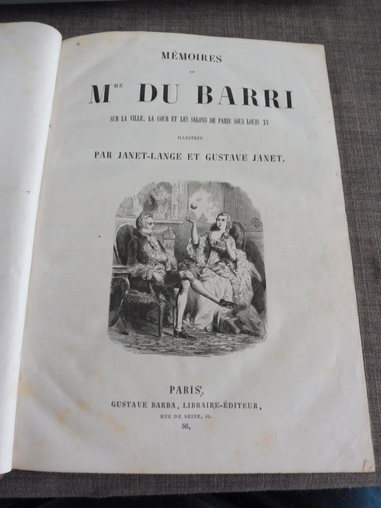 Mémoires de Mme du Barri sur la ville, la cour et les salon, Antiek en Kunst, Antiek | Boeken en Manuscripten, Ophalen of Verzenden