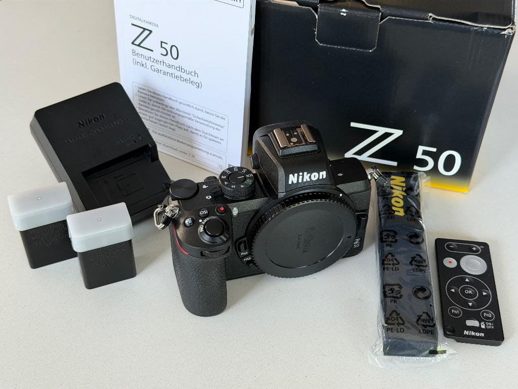 Nikon Z50 body (1420 clicks), 20 Megapixel, Compact, Ophalen of Verzenden, Zo goed als nieuw