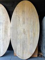 Lot de plateaux de table ovales en bois de manguier, Comme neuf, Ovaal, mango,, Enlèvement, Autres essences de bois