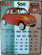 Metalen plaat Fiat 500, Ophalen of Verzenden, Gebruikt