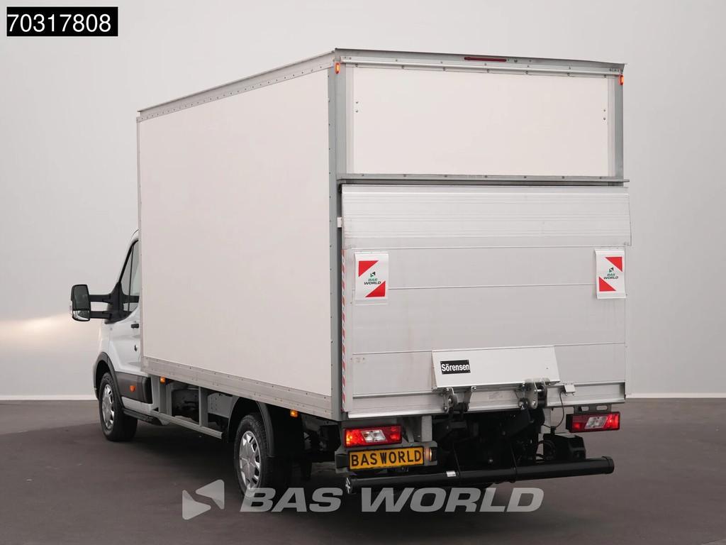 Ford Transit 130pk Laadklep Bakwagen Airco Cruise Euro6 Meub, Stof, Euro 6, 4 cilinders, Wit