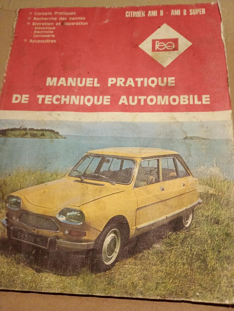 revue technique citroen AMI 8, Enlèvement ou Envoi