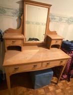 Antieke kaptafel, Huis en Inrichting, Tafels | Kaptafels, Ophalen, Gebruikt, Hout, 100 tot 150 cm