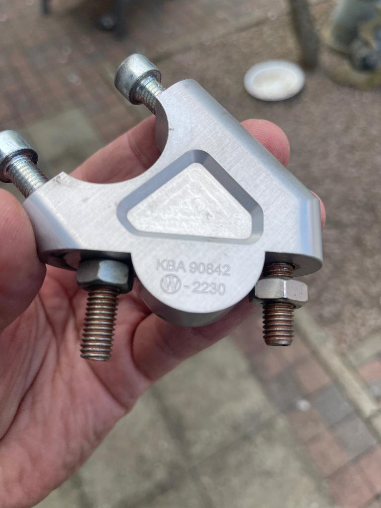 Wunderlich ERGO+ handlebar riser - 38mm - silver, Motos, Pièces | BMW, Utilisé, Enlèvement ou Envoi