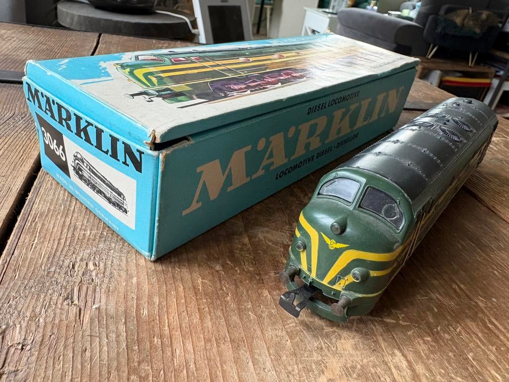 MARKLIN BELGISCHE DIESELLOCOMOTIEF 3066 SNCB, Hobby en Vrije tijd, Modeltreinen | H0, Ophalen of Verzenden, Zo goed als nieuw