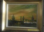 *Prachtige gesigneerde schilderij met mooie kader, Antiek en Kunst, Ophalen of Verzenden