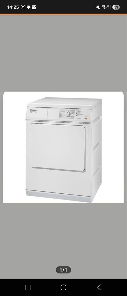 Miele lucht droogkast, Elektronische apparatuur, Ophalen