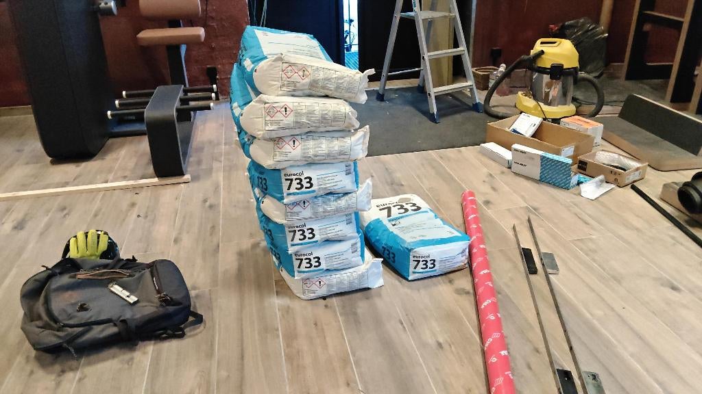 Eurocol 733 Superior S2 Tegellijm 20kg Grijs - 9 zakken, Ophalen, Nieuw, Overige typen