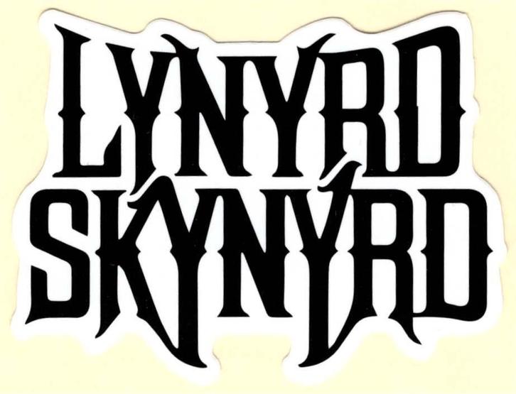 Lynyrd Skynyrd sticker #1, Verzamelen, Muziek, Artiesten en Beroemdheden, Nieuw, Verzenden