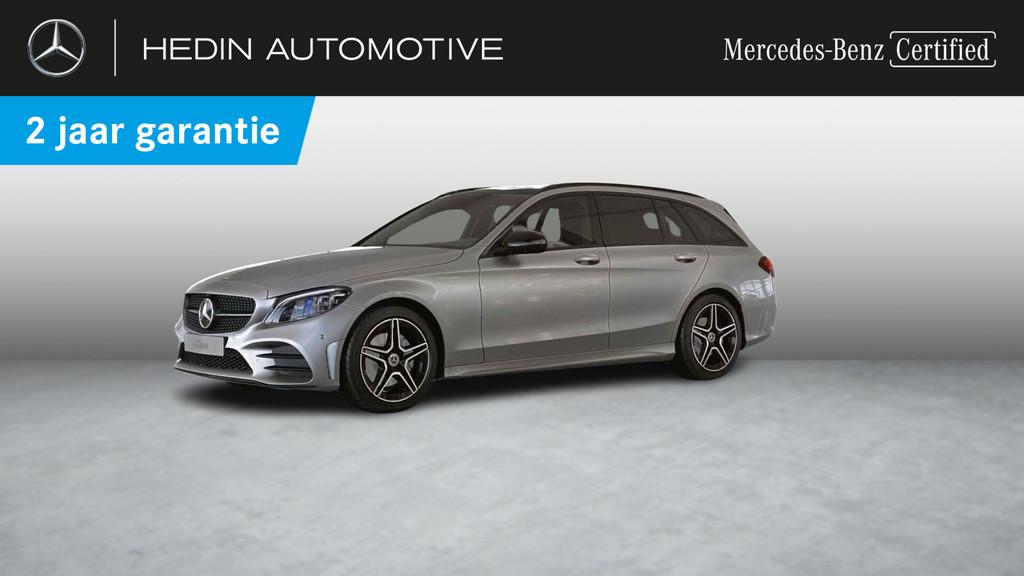 Mercedes-Benz C-klasse 220 D Break AMG Line | Panoramisch Da, Auto's, Mercedes-Benz, Automaat, Achterwielaandrijving, 4 cilinders