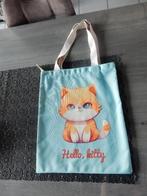 nr.48 - Stoffen tas met kat, Handtassen en Accessoires, Overige Accessoires, Ophalen of Verzenden, Zo goed als nieuw