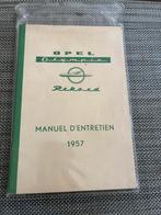 notice manuel d’entretien opel Olympia rekord, Enlèvement