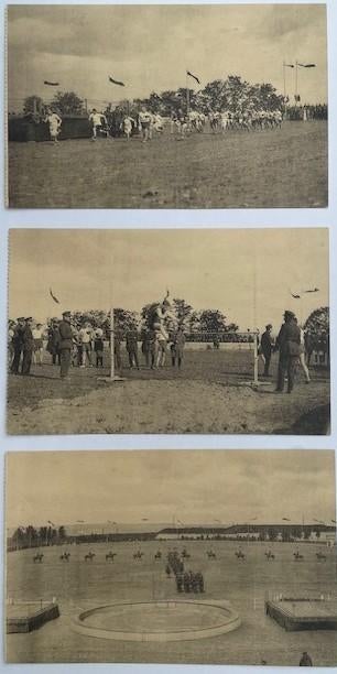 3 postkaarten Belgisch leger sport, Enlèvement ou Envoi, 1920 à 1940, Non affranchie, Autres thèmes