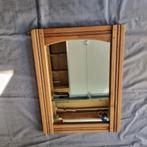 Grote, rustieke spiegel in eiken kader, Ophalen, Zo goed als nieuw, Minder dan 100 cm, Rechthoekig