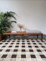 Vintage midcentury XL bank | salontafel, 100 à 150 cm, Moins de 50 cm, Vintage midcentury, Enlèvement