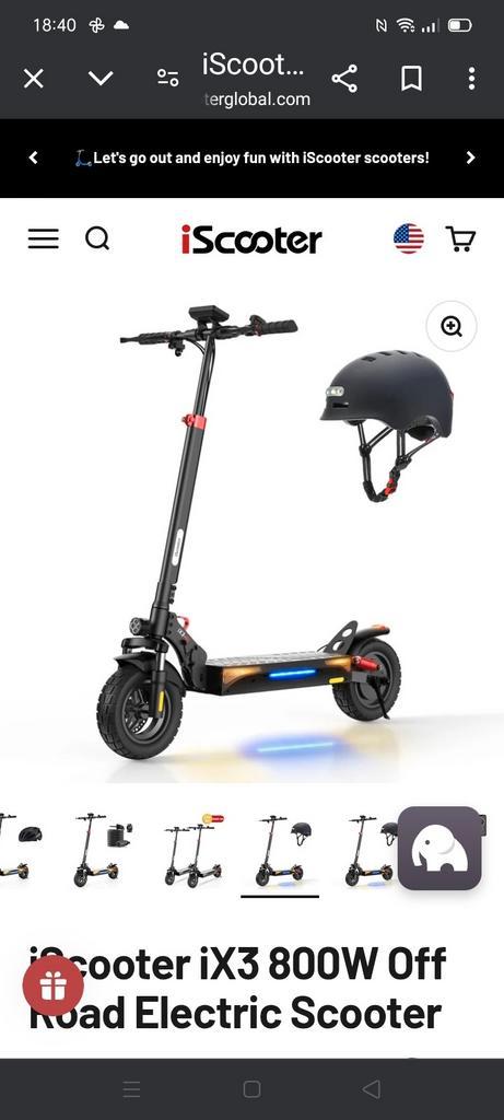 Electrische step NIEUW, Vélos & Vélomoteurs, Trottinettes, Enlèvement