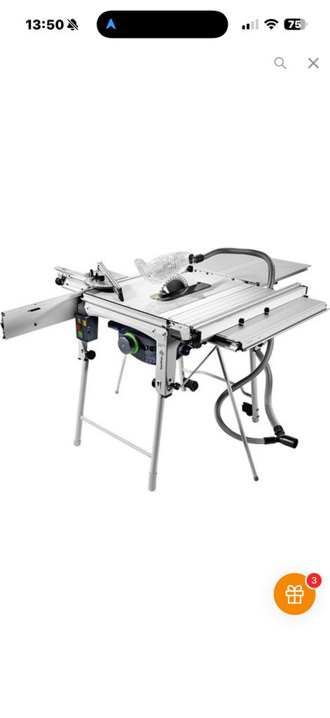 Festool tafelzaag TKS 80 EBS, Doe-het-zelf en Bouw, Gereedschap | Zaagmachines, Ophalen, Zo goed als nieuw