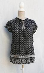 Jolie blouse noire et blanche Taille L, Taille 38/40 (M), Enlèvement ou Envoi, Comme neuf, Sfera