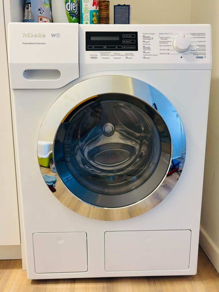 Miele wasmachine, Elektronische apparatuur, Wasmachines, Ophalen, 1200 tot 1600 toeren, 8 tot 10 kg, Zo goed als nieuw