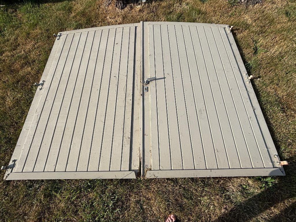 tuinpoort, Ophalen, Gebruikt, 200 cm of meer, Hout