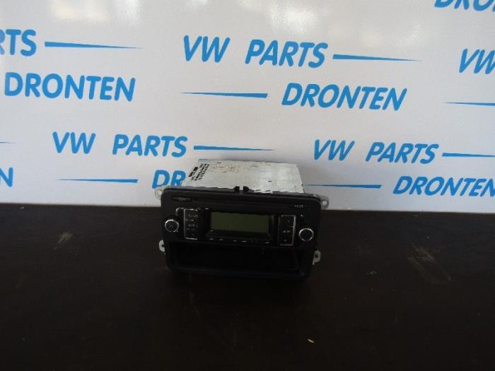 Radio van een Volkswagen Polo, Gebruikt, -, Volkswagen, -