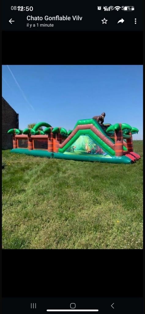 Château gonflable à louer, Enlèvement