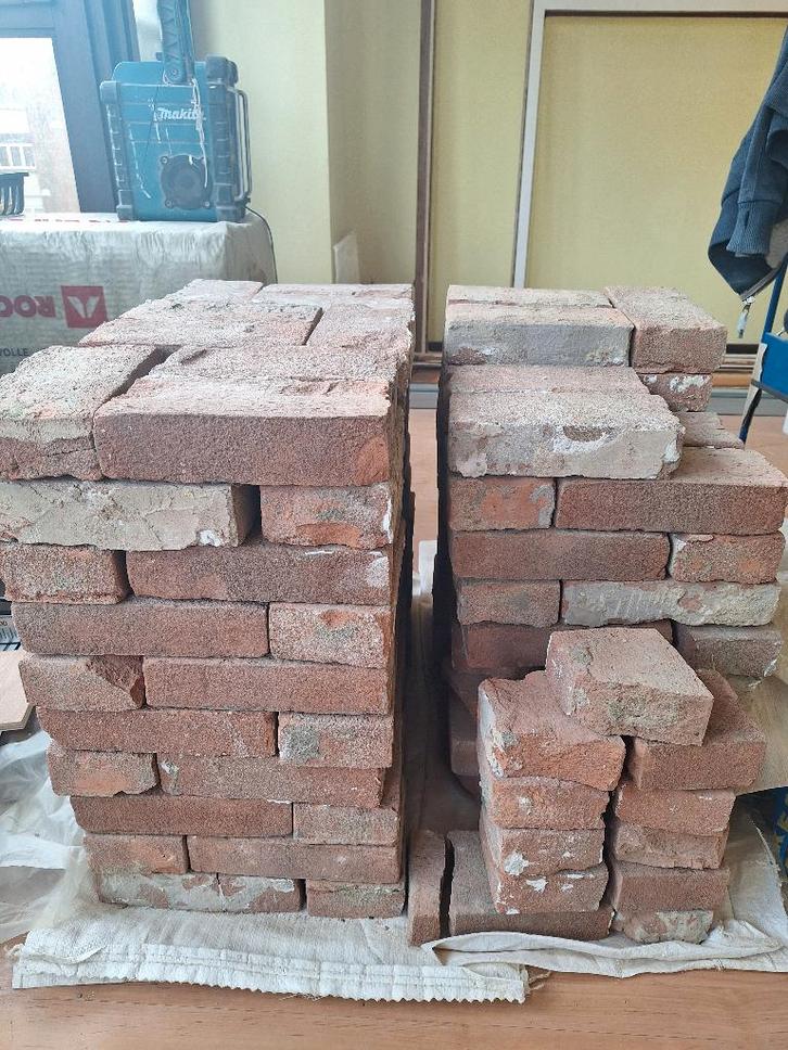 Briques nettoyées prêtes pour réutilisation, Bricolage & Construction, Briques, Utilisé, Briques, Enlèvement