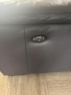 2 x leren zetel inclusief relax en salontafel, Ophalen, Gebruikt, Leer